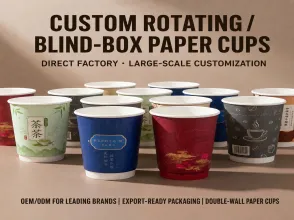 Custom Double-Wall Printed Paper Cups