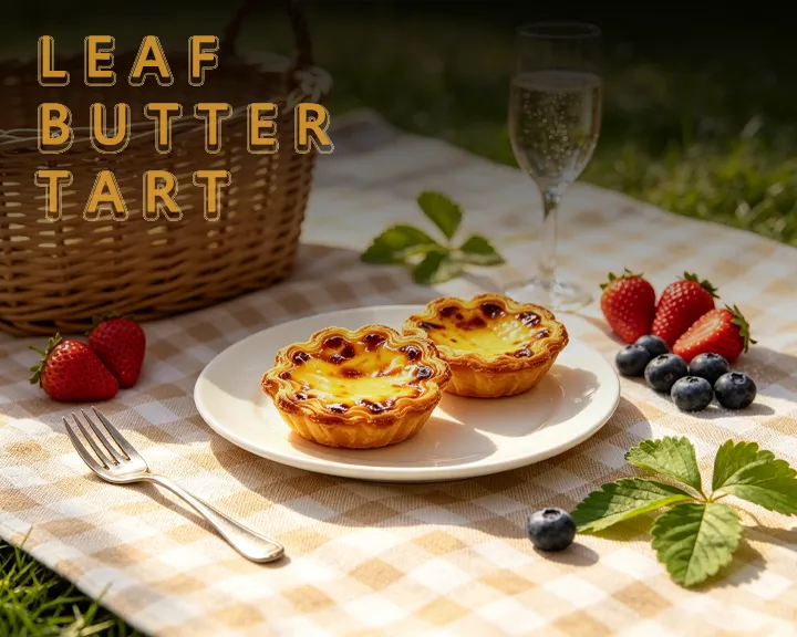 Gold - Leaf Butter Tart