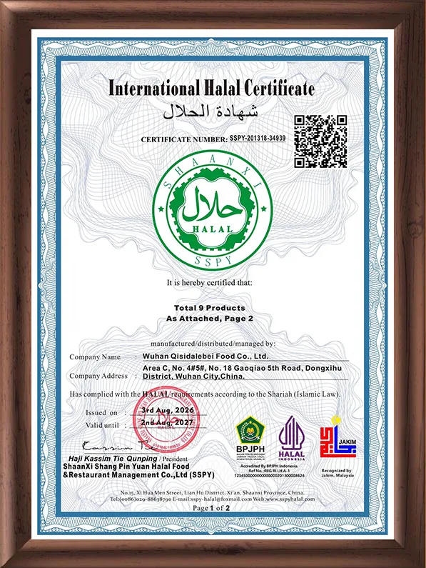 International Halal Certificate