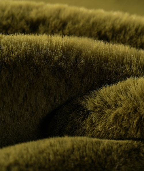 Plain rabbit fur