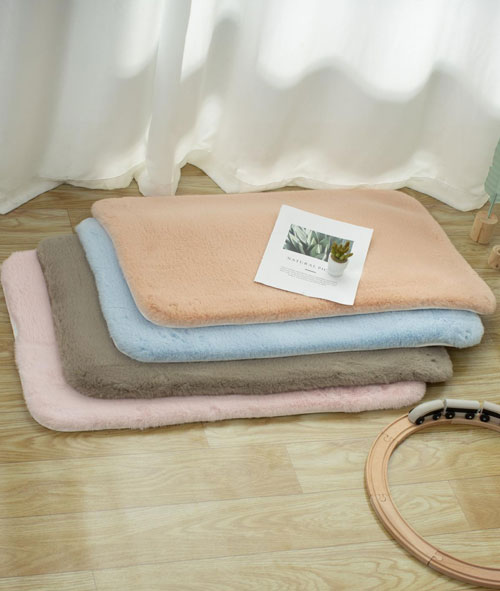 Plain rabbit fur
