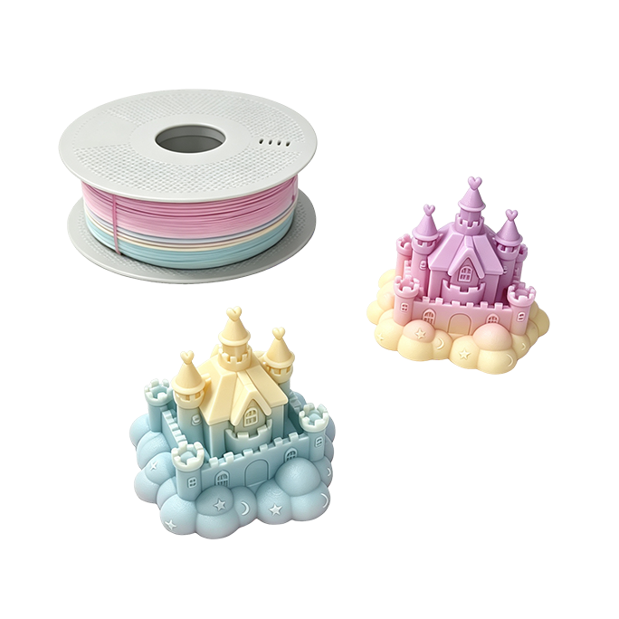 Rainbow PLA Filament（Gradient Color）