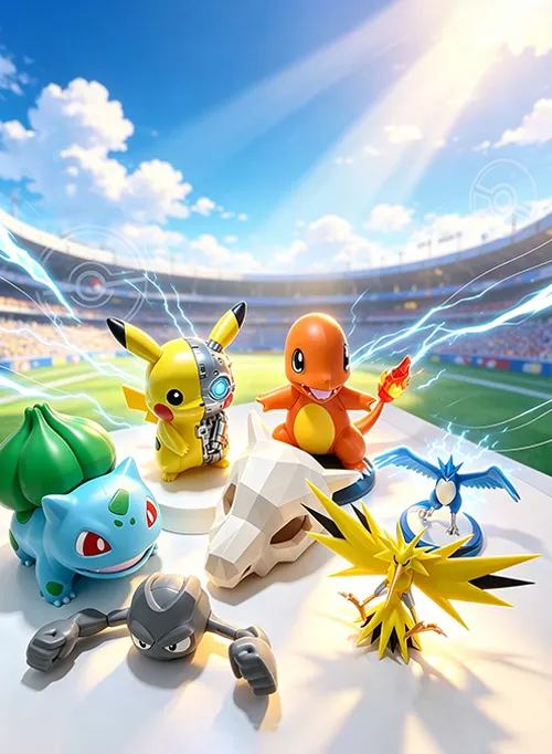 Shanghai Janton 3D Printing Materials Help Precisely Recreate Pok&eacute;mon Figures