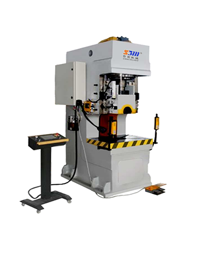 High speed hydraulic punching machine with C-type single arm structure