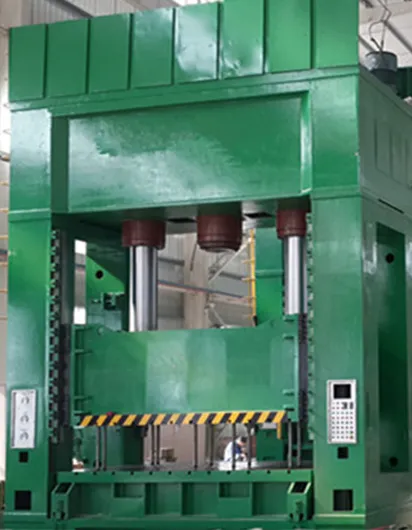 Гидравлический пресс одинарного действия для растяжения тонких пластин