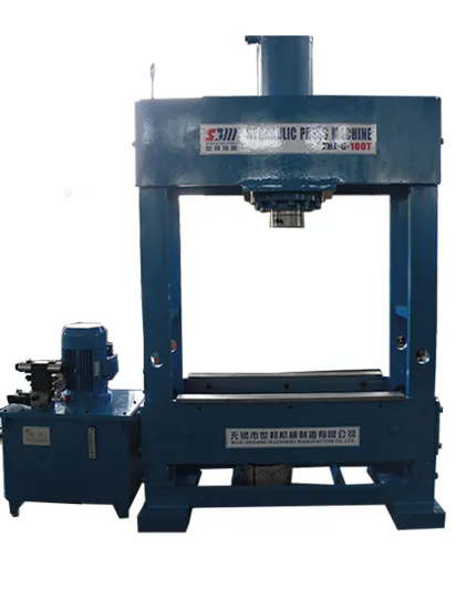 Prensa hidr&aacute;ulica Longmen YLM-100T