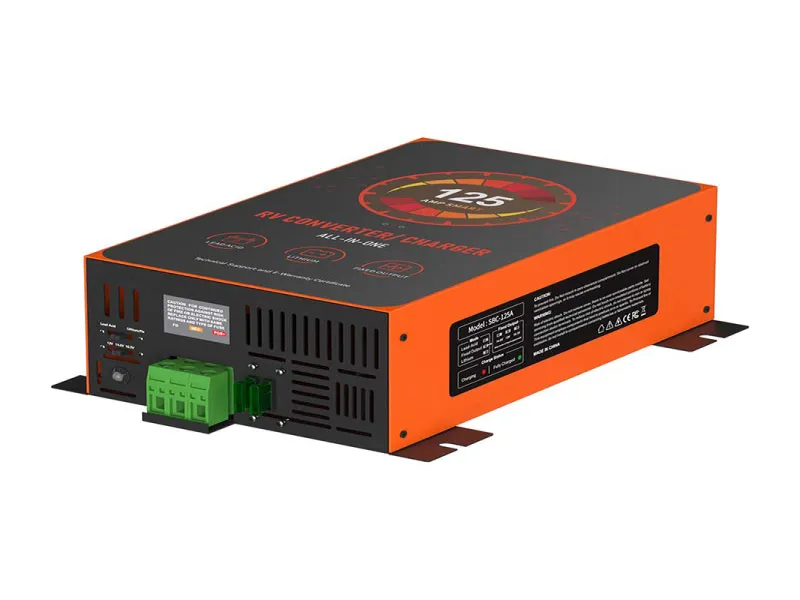 PTBC 125A AC to DC RV Converter Battery Charger for Camper Trailer Power System