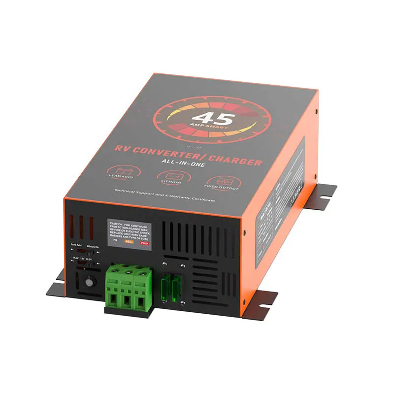 PTBC 45A AC to DC RV Converter Battery Charger for Camper Trailer Power System