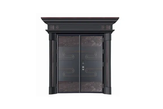 Precision-carved explosion-proof cast aluminum door