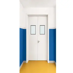 Steel double-door 
