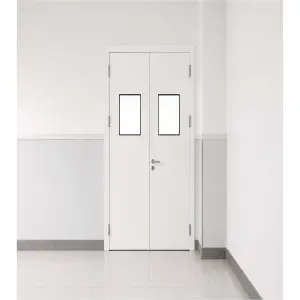 Steel double-door 