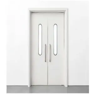 Steel double-door 