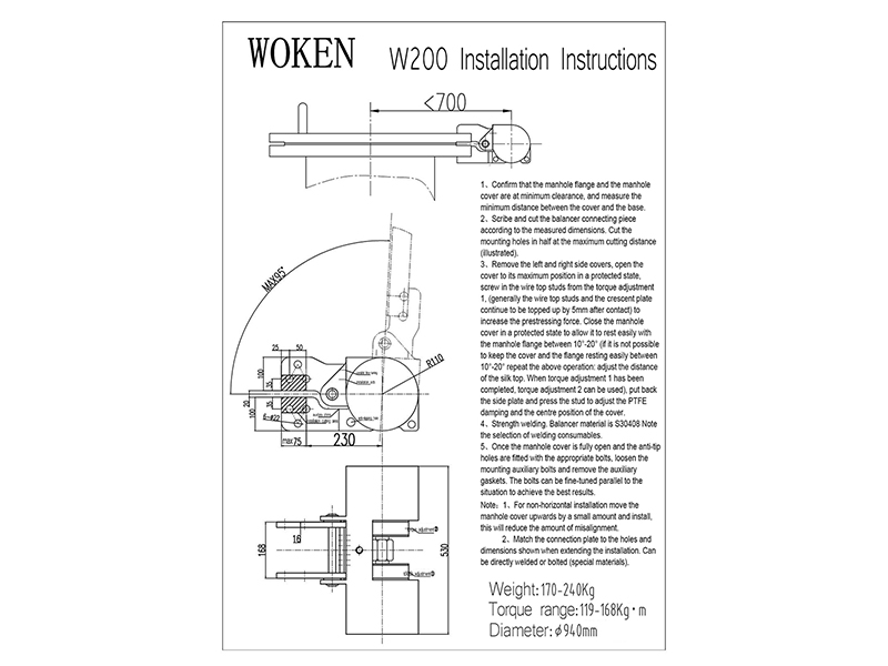 Manhole Balancer for Safe and Effective Wastewater Management