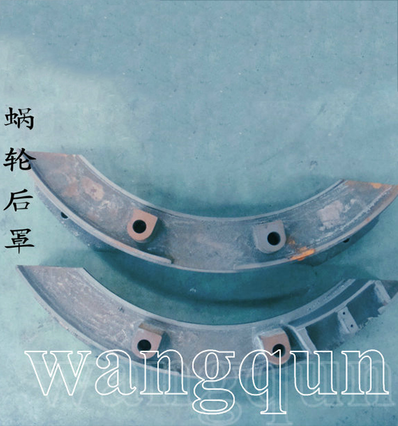 Tablet press worm gear rear cover