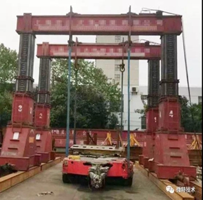 Weite hydraulic type gantry crane monitoring system project was successfully accepted