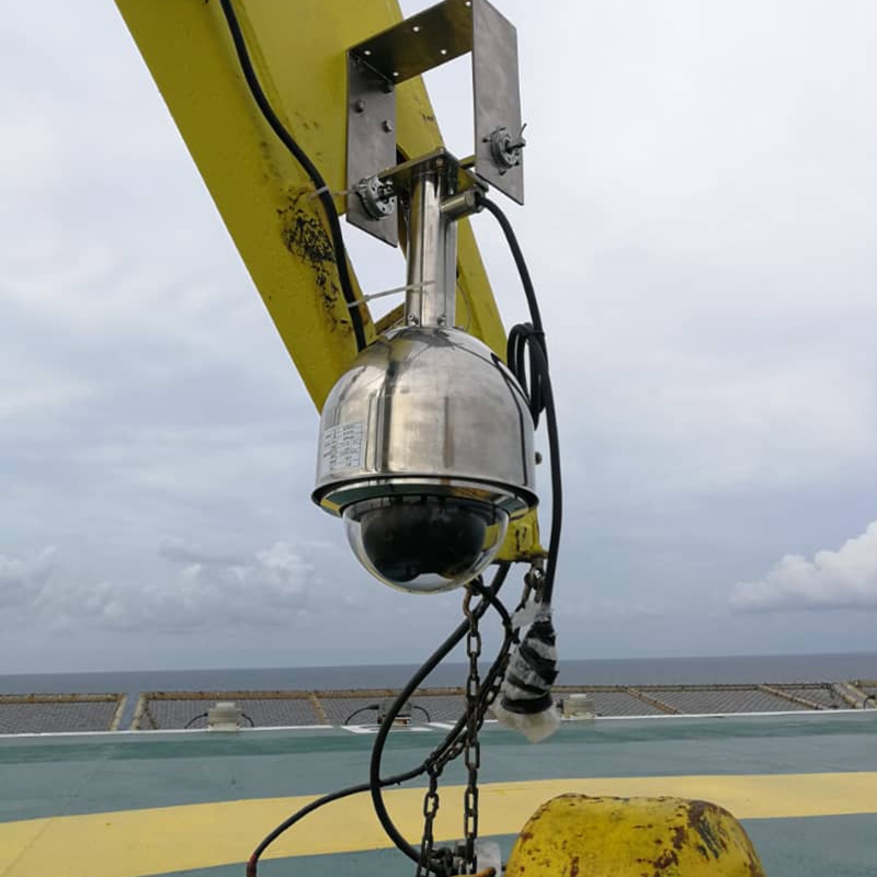 Flame proof Offshore Crane CCTV Camera System for  Malaysia oil & gas industry 