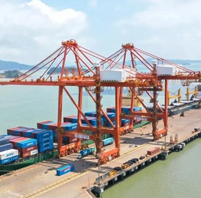 Wenzhou Jinyang Container Terminal crane safety Protection Reconstruction was successfully completed