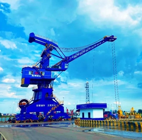Wtau load moment limiter system supports the harbour portal crane of foshan gaomingzhu Terminal