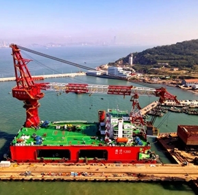 Weite WTL-A700 Load Moment Indicator System escorted china’s first shallow-water submerged salvage engineering ship-Defu 1200