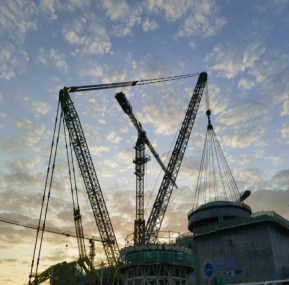 The anti-collision system of Weite tower crane helps the nuclear power bank "Linglong No. 1" to be crowned