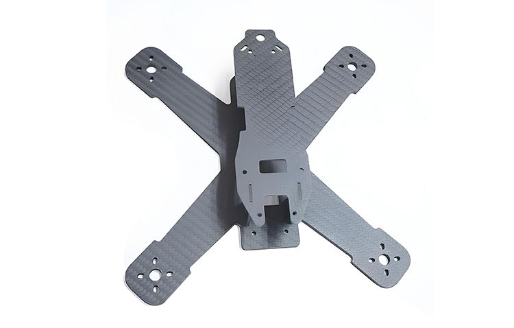 Carbon fiber drone rack