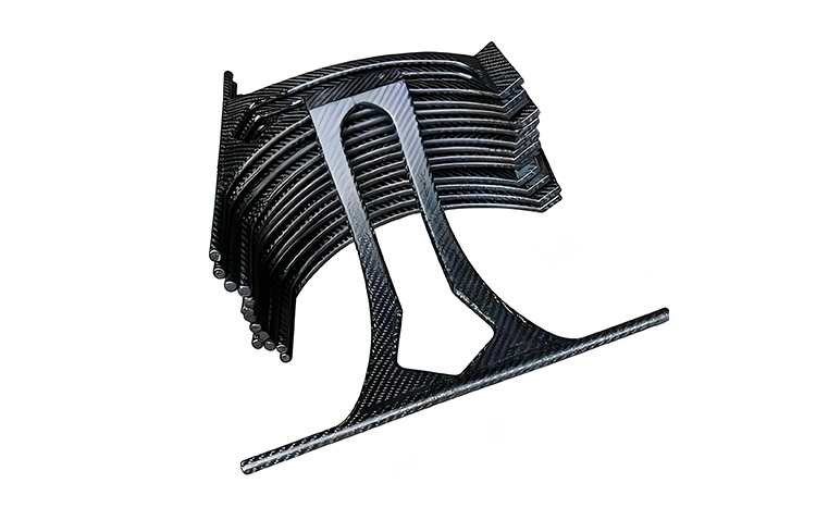 Carbon fiber drone landing gear