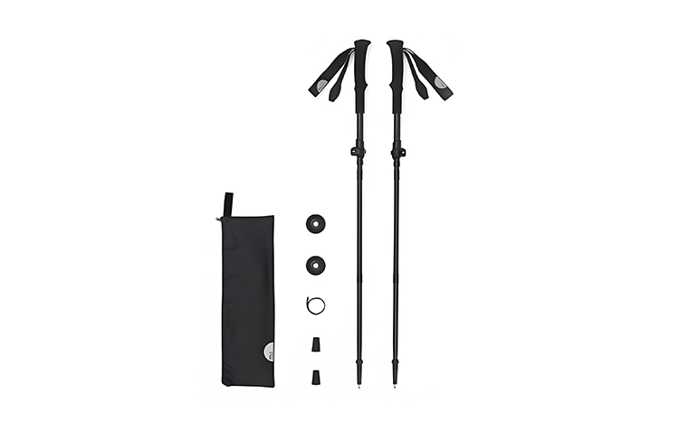 Carbon fiber trekking poles