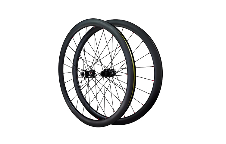 Carbon fiber bicycle wheelset