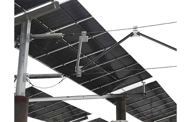 Carbon fiber wind power bracket