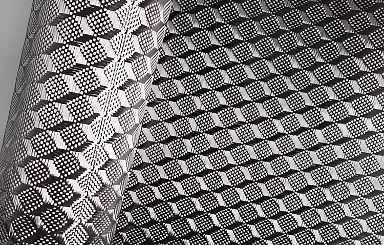 Carbon fiber woven fabric