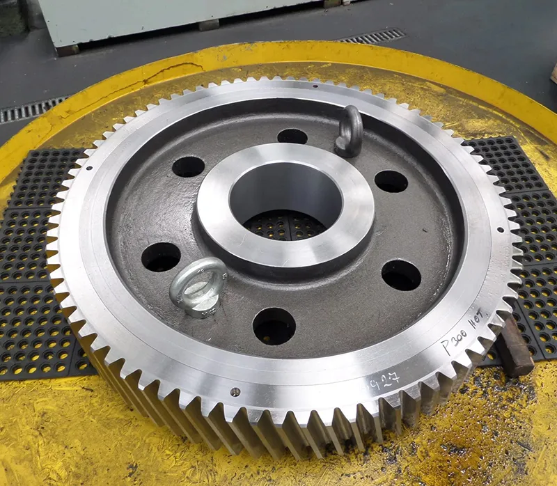 Right-hand teeth gear