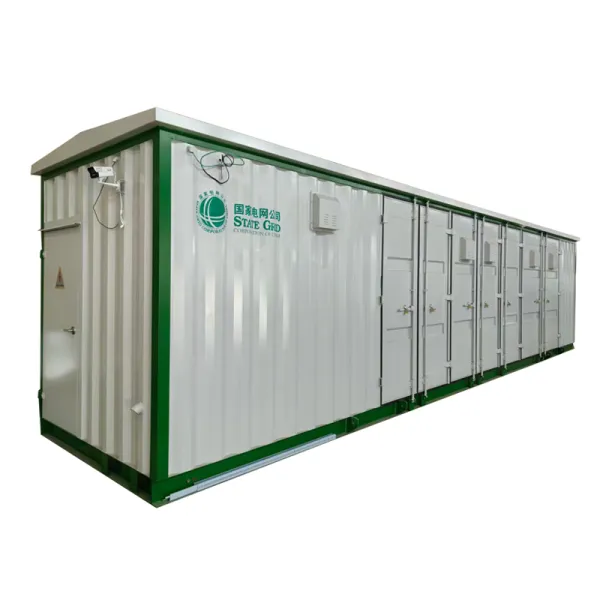 Power supply station of electric prefabricated cabin  