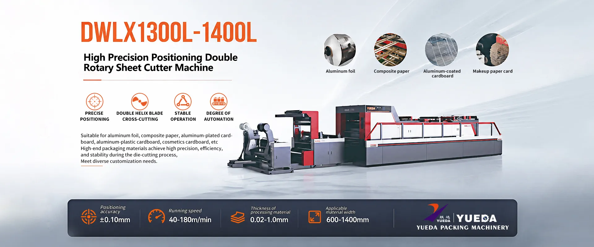 Yueda Machinery packaging machinery banner