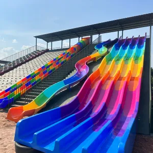 Amusement Park Customized Parent-child Interaction Plastic Slide Customized Plastic Slides Kindergartens Slide Outdoor