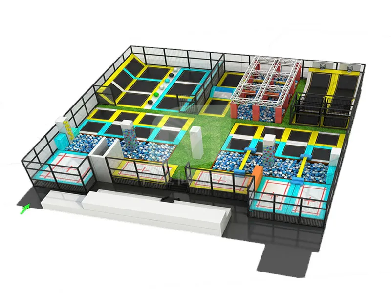 High Density Foam Pit Blocks Sponge Foam Cube Custom Logo for Indoor Trampoline Park Gymnastic Foam Pit Cubes