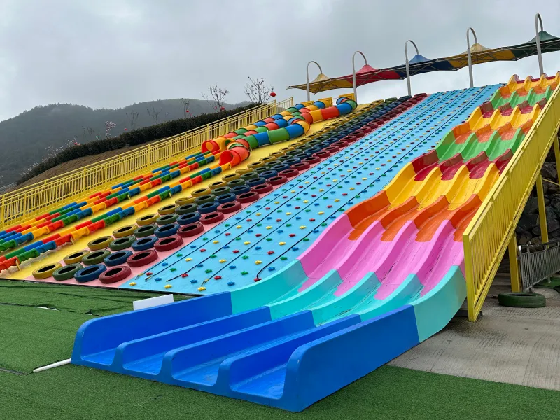 Outdoor Powerless Amusement Equipment Large Children's Playground Outdoor Slide World Park