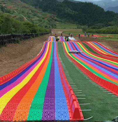 Security Internet Famous Outdoor Scenic Skating Dry Skating rainbow Slide Amusement