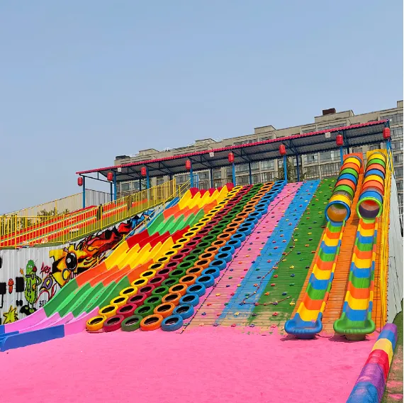 Amusement Park Customized Outdoor Slide Plastic Slide Customized Plastic Slide World Park Outdoor