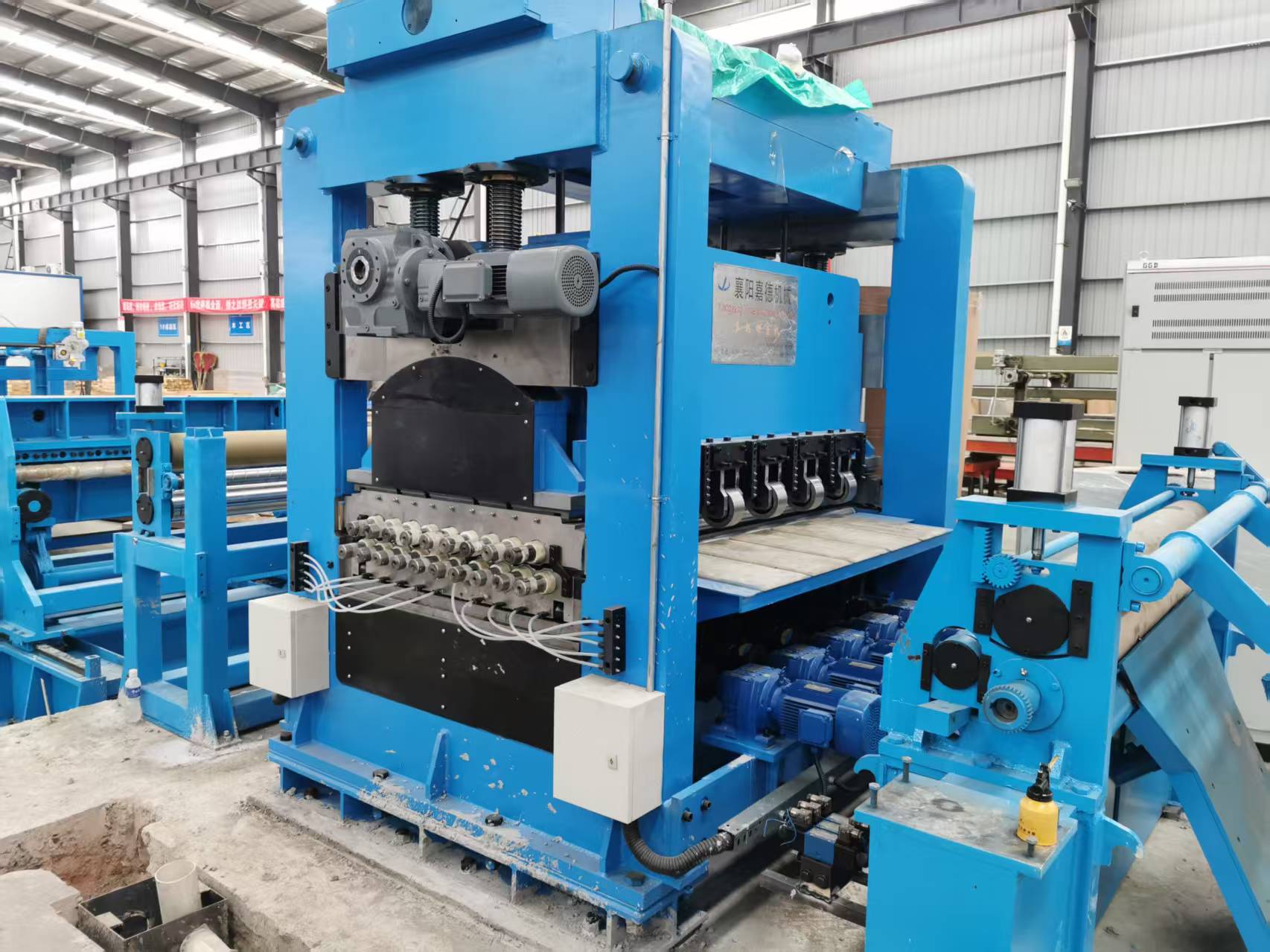 Tension leveler for 2050mm width aluminum strip project