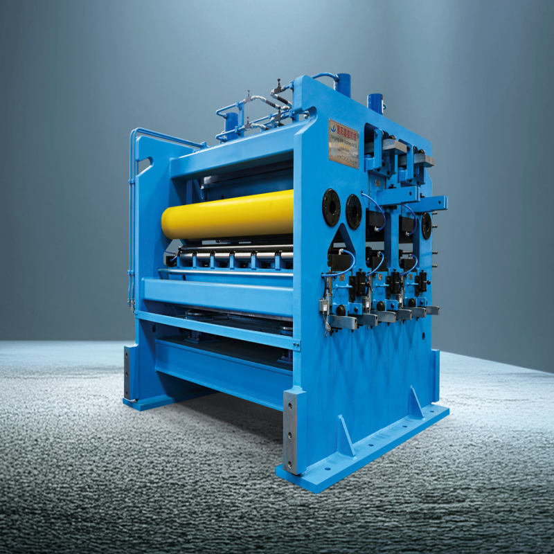 Tension leveler for aluminum coil