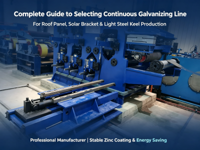 Complete Guide to Selecting Continuous Galvanizing Line for Building Material Factory