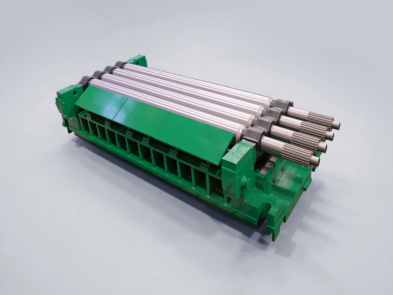 Roll cassette for Muti-roll tension levelers 