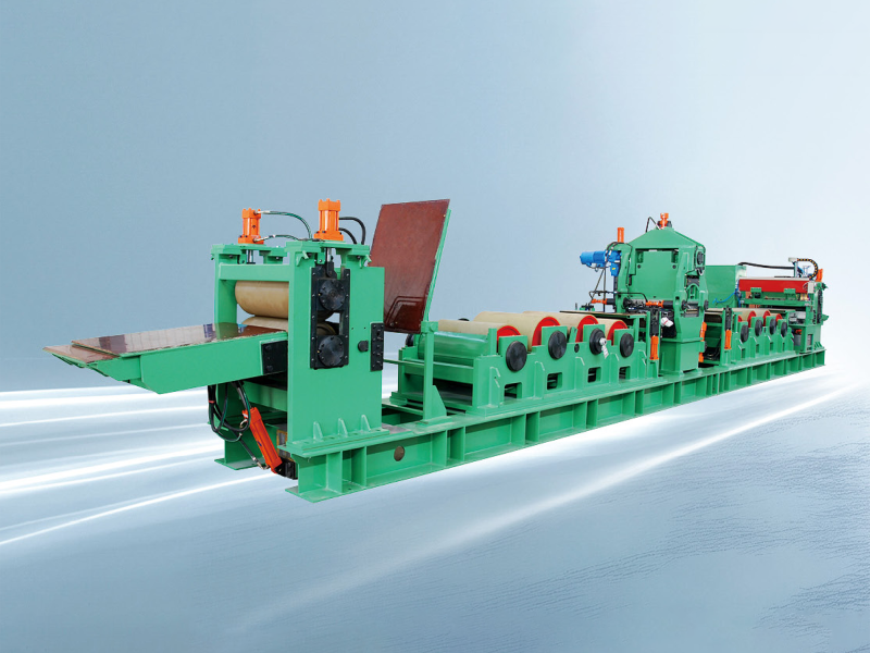 23-roll tension leveling line