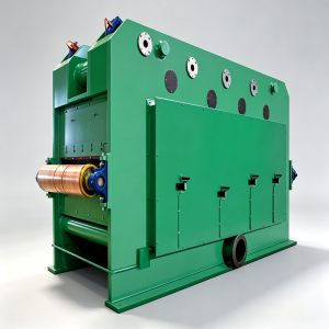Three bending and one leveling scale breaker (Swing type upper roll cassette)