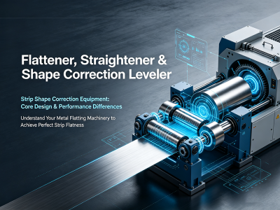 Principles of Shape Correction for flat rolled strip and the equipment it takes to do the job! Difference between a Flattener, Straightener, and Leveler.