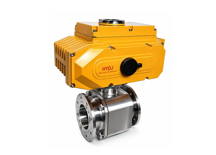 Airborne dedicated electric control ball valve