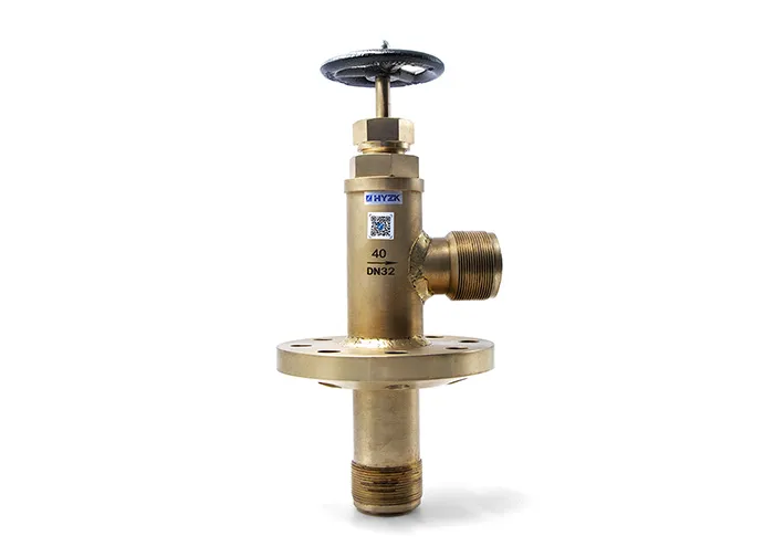 High pressure shut off valve for ship water systems