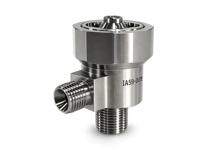 High pressure angle safety valve