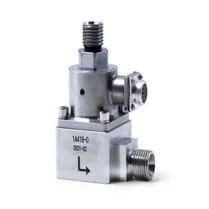 High pressure solenoid valves for rocket attitude control systems