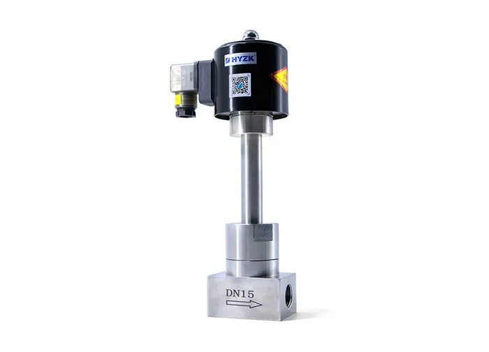 Cryogenic solenoid valve